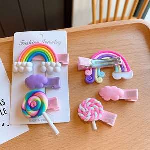 Nuovi fermagli <span class=keywords><strong>per</strong></span> <span class=keywords><strong>capelli</strong></span> colorati, dolci e carini <span class=keywords><strong>per</strong></span> bambini, accessori <span class=keywords><strong>per</strong></span> <span class=keywords><strong>capelli</strong></span>, fermagli <span class=keywords><strong>per</strong></span> frangia a forma di arcobaleno e caramella, set di fermagli <span class=keywords><strong>per</strong></span> <span class=keywords><strong>capelli</strong></span> a forma di nuvola arcobaleno <span class=keywords><strong>per</strong></span> ragazze - Product Image 5