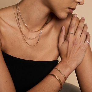 <span class=keywords><strong>Cadena</strong></span> doble <span class=keywords><strong>de</strong></span> cable y cuerda chapada en oro <span class=keywords><strong>de</strong></span> 18k, <span class=keywords><strong>cadena</strong></span> <span class=keywords><strong>de</strong></span> seguridad <span class=keywords><strong>de</strong></span> <span class=keywords><strong>plata</strong></span> 925 personalizada, dije <span class=keywords><strong>de</strong></span> lujo, venta al por mayor a granel - Product Image 5