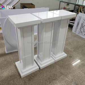 ขาตั้งดอกไม้งานแต่งงานแบบขายส่ง วัสดุ PVC และอะคริลิค - Product Image 5