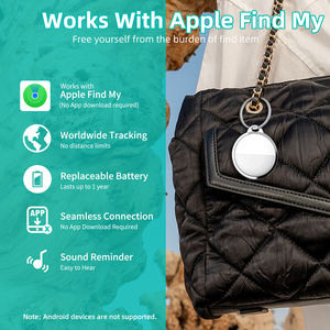 Intelligenter Mini-GPS-Tracker für Haustiere, MFI-Schlüsselfinder mit Löchern, Fahrzeug-Ortungsgerät, Kinder- und Hunde-Tracking, Anti-Verlust-Alarm - Product Image 6