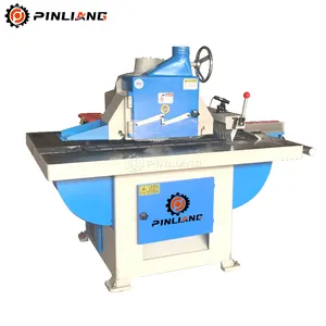 Auto feeding straight line rip saw Pinliang MJ153D Woodworking automatic rip saw machine