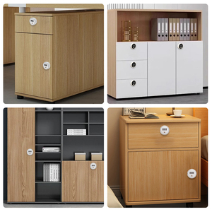 भारी शुल्क जस्ता मिश्र धातु 4 अंकों का संयोजन कैम लॉक | एंसी ग्रेड 1 क्रोम प्लेटेड सिल्वर/ब्लैक सुरक्षित मेलबॉक्स कैबिनेट ड्रॉअर लॉक - Product Image 2