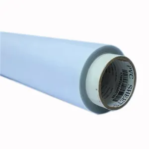 soft frosted glass window transparent clear frosted pvc plastic film roll for glass