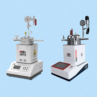Récipient sous pression de laboratoire à ouverture rapide, série HT-FC, complet avec connecteur de capteur de température et disque de rupture de sécurité