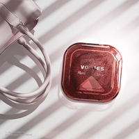 Nouveauté : Boîte de rangement carrée pour appareils orthodontiques avec logo