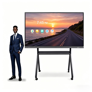 Écran plat interactif LCD avec résolution 4K et fonction tactile stylo/doigt pour salles <span class=keywords><strong>de</strong></span> classe intelligentes et enseignement à <span class=keywords><strong>distance</strong></span> - Product Image 1