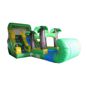 Castillo Inflable Comercial para Exteriores, Ecológico, <span class=keywords><strong>de</strong></span> Plástico, con Obstáculos y Área <span class=keywords><strong>de</strong></span> Juegos Acuáticos, con Capacidad para Más <span class=keywords><strong>de</strong></span> 100 Jugadores, Tamaño Personalizable - Product Image 6