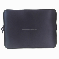 Housse d'ordinateur portable en néoprène personnalisée avec doublure en velours doux, fermeture éclair, étui de protection pour ordinateur portable de 13, 14, 15,6 pouces