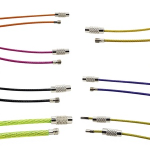 YIWANG Factory Direct 150mm Color Stainless Steel Wire <b>Keychains</b> - Product Image 4