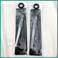 Pousse-cuticules et lime à ongles double usage personnalisés à tranchant aiguisé en acier inoxydable durable et réutilisable pour soins personnels et beauté