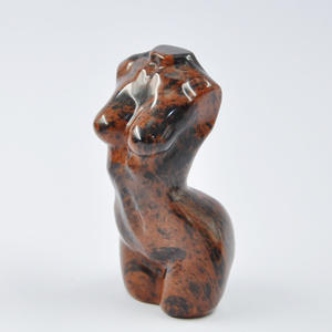 Estatuilla de ópalo de 3 pulgadas tallada a mano modelo femenino escultura de cristal artesanía energía Reiki cristales curativos estatua de piedra pequeña - Product Image 6