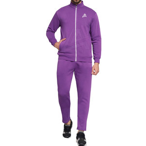 Customized Logo <b>Men</b> Tracksuits Latest Design Cotton Polyester Windproof and Breathable for Winter Sports - Product Image 1