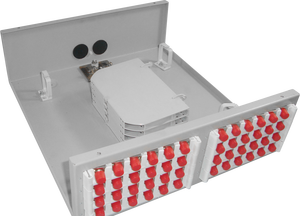 超薄型壁に取り付けられたスマートホームFTTHネットワーク核融合スプライサー低プロファイル48ポートSC/FC/LC光ファイバーターミナルボックスJinMai - Product Image 2