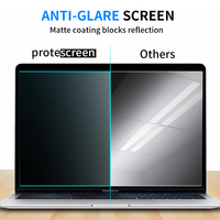 Protection d'écran mate anti-reflet pour ordinateur portable, filtre anti-lumière bleue pour la protection des yeux, vente en gros d'usine