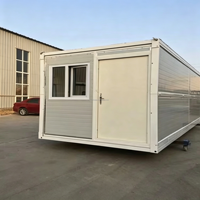 Maison Modulaire Conteneurisée de Luxe Extensible 20/40 Pieds, 2-3 Chambres, Pliable et Préfabriquée pour Villas, Hôtels, Boutiques et Appartements