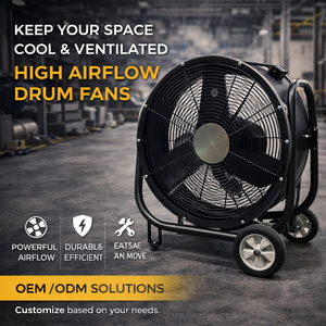 Ventilateur axial électrique à haute vitesse OEM/ODM pour la ventilation industrielle, vitesse du moteur personnalisable, commande mécanique GAPIDF000 - Product Image 2