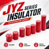 Aislador de Soporte para Barra Colectora Serie JYZ, Rojo, Espaciador Eléctrico de Bajo Voltaje para Panel de Distribución de Equipos de Conexión, Kit de Panel de Energía
