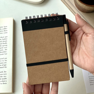 Custom-made Vintage Cowhide Coil <strong>Notebooks</strong> Wholesale of Simple Horizontal <strong>Line</strong> <strong>Notebooks</strong> with Pens Thickened Student <strong>Diaries</strong> - Product Image 2