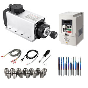 Motor de Husillo CNC Refrigerado por Aire Zhong Hua Jiang ER20 3KW 220V/380V con Kit VFD BT30 Nose 18000 RPM para Máquina de Grabado CNC - Product Image 1