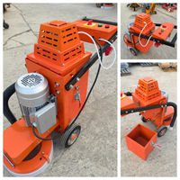 Machine à meuler au sol Lingxing Power 350 Type électrique 220 volts avec aspiration de poussière intégrée, ventilateur à 4 griffes et éclairage