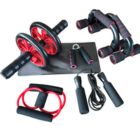 Kit de Rouleaux AB Multifonctionnels Sept Pièces Personnalisé pour Entraînement de Fitness à Domicile