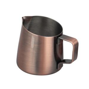 Pichet à mousse de lait en acier inoxydable, résistant aux gouttes, capacité de 400 ml - Product Image 5