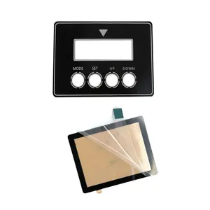 Custom Snijden Lens Polycarbonaat Acryl Bedieningspaneel Afdrukken Anti Scratch Elektrische Touch Screen Cnc Snijden Acryl Paneel