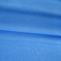 Tissu en maille œil-de-perdrix 100 % polyester de qualité supérieure, respirant et à séchage rapide, idéal pour les vêtements de sport (basketball, football) - Vente en gros