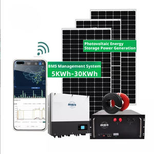 Sistema di Generazione di Energia Solare Domestico On-grid Off-grid MPPT con Batteria agli Ioni di Litio, Alimentatore UPS, Inverter Tutto-in-Uno per Energia Fotovoltaica - Product Image 3
