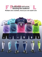 Seragam Olahraga Kustom Sublimasi Kaos Sepak Bola Jersey Setelan Seragam Kit Jersey Sepak Bola