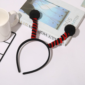 Serre-tête à tentacules d'abeille et boules de fourrure d'animaux pour enfants, accessoires de performance pour jeunes enfants et adultes pour fêtes, Nouvel An, Halloween - Product Image 5