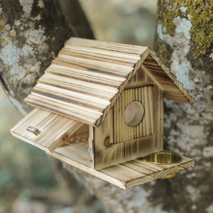 Shangrun Cardinals Nichoir suspendu Nichoir Maison d'oiseau bleu extérieure pour maison d'oiseau extérieur avec mangeoire - Product Image 3