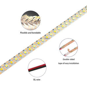 Tira de LED SMD CCT de 24V con Certificación UL, 120 LEDs 2835, CRI90, Luz Blanca Ajustable y Regulable, para Iluminación Ambiental de Hoteles de Lujo, IP20 - Product Image 6