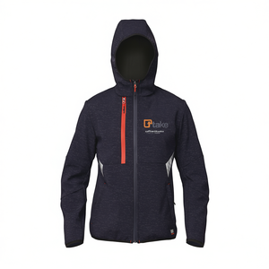 Veste Softshell Ttake bleue 3XL à capuche pour activités de plein air - Product Image 2