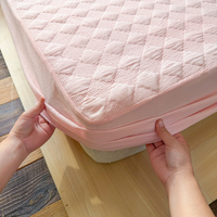 Housse de matelas en polyester anti-acariens de luxe, respectueuse de la peau, hypoallergénique, protège-matelas pour hôtel