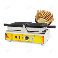 Machine à gaufres pour frites et bâtonnets de gaufres 110V 220V, machine à gaufres électrique commerciale, gaufres en bâtonnets, gaufriers avec minuterie de 5 minutes