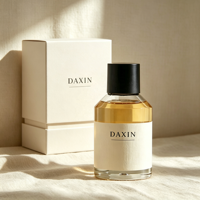 Boîte en tube de papier personnalisée avec étiquette privée, flacon de parfum en verre de luxe de 30 ml, 50 ml, 100 ml, flacon de parfum en verre FEA 15 mm