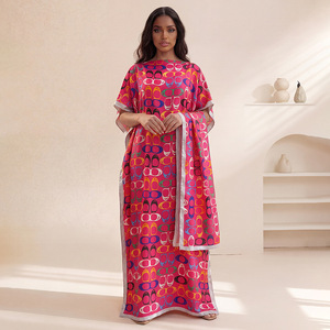 Nouvelle Robe de <span class=keywords><strong>Plage</strong></span> Ample en Mousseline à Motif Géométrique pour Femme, Vente Directe Usine, Bestseller Transfrontalier - Product Image 3