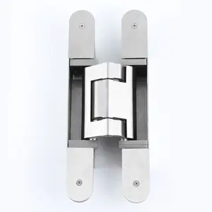 Universal TE 626 3D A8 Satin Stainless Steel Concealed Invisible hinge