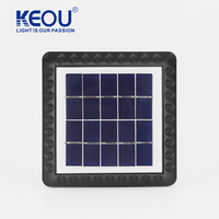 KEOU Prix de gros compétitif Lampe solaire RVB télécommandée pour jardin extérieur