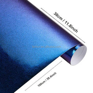 Vinilo Adhesivo Ecológico para Automóviles, Superficie Brillante/Mate, Efecto Camaleón, Color Morado, <span class=keywords><strong>1</strong></span> Rollo - Product Image 5