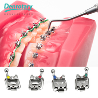 Appareils orthodontiques dentaires auto-ligaturants actifs Roth MBT, brackets métalliques de haute précision pour blanchiment des dents