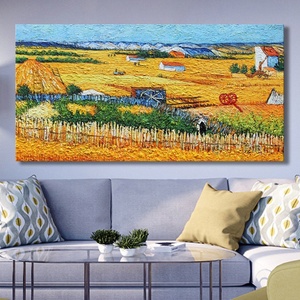Impresión 3D de Artículos para el Hogar, Reproducción de Van Gogh, Serie Campos de Trigo, Pintura al Óleo sobre Lienzo - Product Image 4