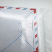 Papelería de oficina personalizada A4 Carpeta de plástico blanco Carpeta de archivos Carpeta de 3 anillas PVC Tamaño personalizado con velcro