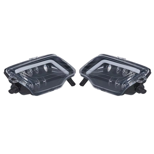 Phare LED noir YongJin avec anneau lumineux blanc pour Honda <span class=keywords><strong>Pioneer</strong></span> 500/700/1000 - Product Image 3