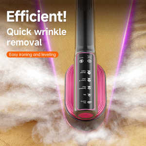 เตารีดไอน้ำพกพาขนาดเล็ก หน้าจอสัมผัส LCD กำลังไฟ 1200 วัตต์ สำหรับรีดผ้าในบ้านและการเดินทาง - Product Image 5