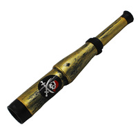 Accessoires de performance d'Halloween : Déguisement de pirate, Masque crâne, Chapeau, Crochet, Drapeau, Télescope, Arme, Couteau, Fusil