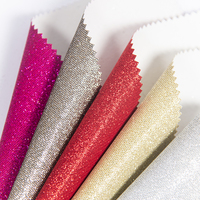 Glitzernde Oberfläche Synthetisches Leder Ideales Material für Handwerk DIY-Projekte Handtaschen Modeaccessoires und Inneneinrichtung