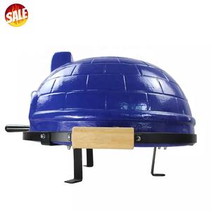 Barbacoa de acero para uso en interiores y exteriores, mini horno de <span class=keywords><strong>pizza</strong></span> de 21 pulgadas con pellet de cerámica, color azul, estilo <span class=keywords><strong>italiano</strong></span> - Product Image 4