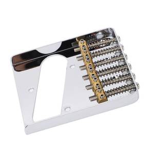 Puente de <span class=keywords><strong>guitarra</strong></span> de 54 mm con selletas de latón, puente metálico de 6 cuerdas de repuesto para guitarras eléctricas <span class=keywords><strong>Telecaster</strong></span> - Product Image 6